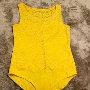 A Medium sized Yellow Body Con